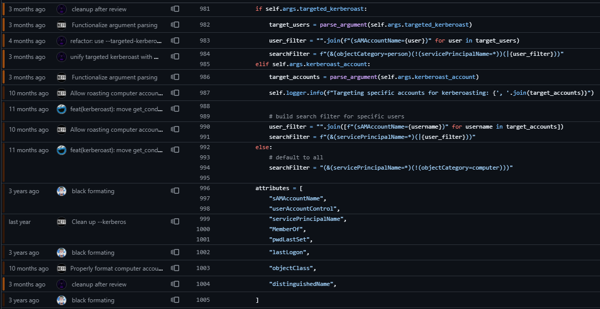 NetExec LDAP source code